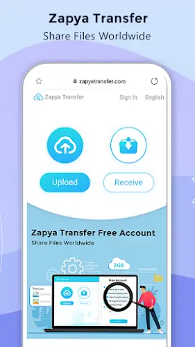 دانلود زاپیا برای اندروید - برنامه انتقال فایل Zapya 7.0.6
